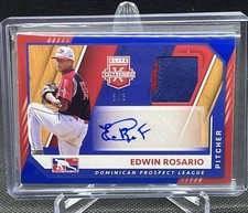 2021 Panini Elite Extra Edition EDWIN ROSARIO DPL Auto/Patch 3/3
