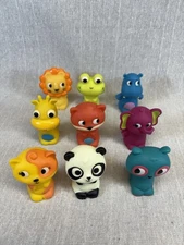 My B. Toys Finger Puppets Animal Pets Bath Toys Lot Of 9