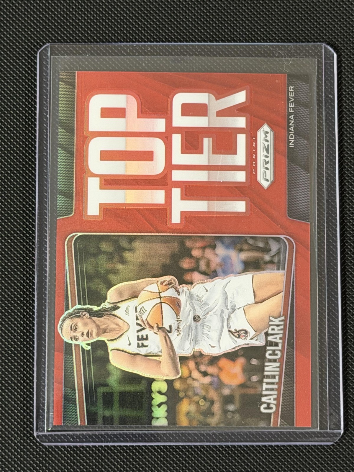 2025 Panini Prizm WNBA #8 Caitlin Clark Top Tier Red 66/99