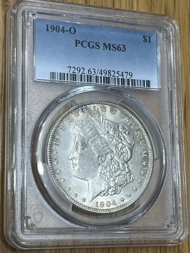 1904-O Morgan Silver Dollar PCGS MS63