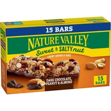 Nature Valley Sweet and Salty Dark Chocolate Peanut Almond Granola Bars 15 Count