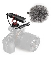 Movo VXR10 Universal Cardioid Condenser Video Microphone with Shock Mount