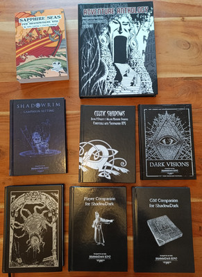 Shadowdark RPG Paket (Top Zustand, fast alles Hardcover)