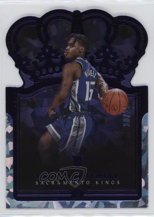 2021 Panini Crown Royale Purple Crystal 20/25 Davion Mitchell #41 Rookie RC 0z5u