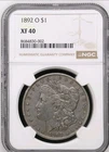 1892 O Morgan Silver Dollar $1 XF 40 Bx 1 10