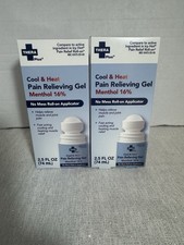 Thera Plus Cool Heat Icy Hot Pain Gel 2.5oz Lot Of 2 EXP:08/27