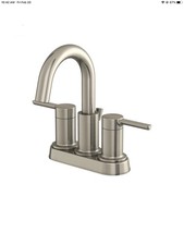 EZ-FLO Metro Collection 4" Centerset 2-Handle Bathroom Faucet in Brushed Nickel