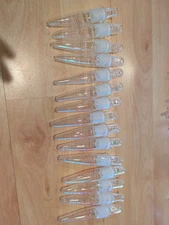 Lot of 15 KIMAX 10mL Heavy-Duty Graduated Centrifuge Tubes W/ Stoppers, 45210-10