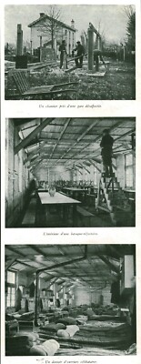 Altes Dokument Ein Schlafsaal für alleinstehende Arbeiter 1941 aus Zeitschrift