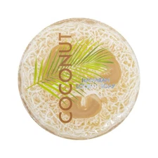 Maui Soap Co Loofah Soap – Coconut with Sea Salt & Kukui Oil 