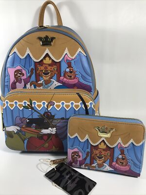 Loungefly Disney Robin Hood Archery Mini Backpack & Wallet
