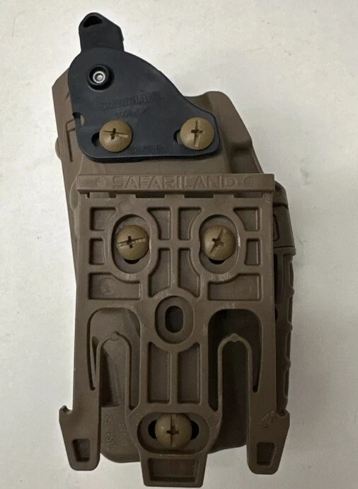 Used Safariland ALS Holster SIG P320 Compact, M18 CoyoteRIGHT Hand QLS Fork MHHC - Image 2 of 3