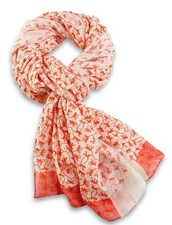 Kipling Womans Viscose Scarf - Coral Rose MM RRP £29 GIFT BOXED