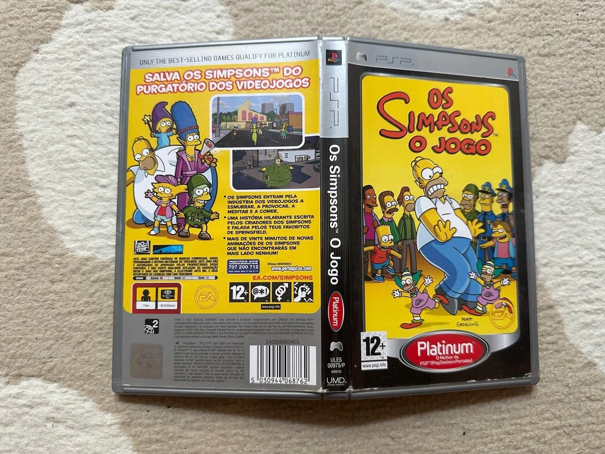 Jeu PSP Les Simpson Le Jeu - Version PAL PROMO - Bon état, Testé
