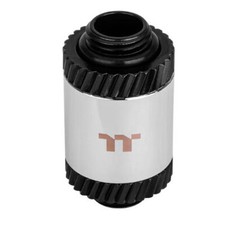 Thermaltake 30mm Extend Fitting Male to Male , CL-W391-CU00SL-A SILVER/BLACK 