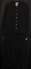 Peaces USA Boutique Dress Cardigan Set Size L Large Black New Nwt