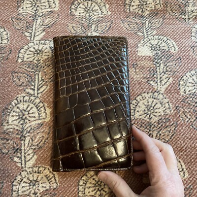 Rumpp Wallet Vintage Rumpp Alligator Wallet | eBay
