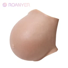 Roanyer Upgraded Large Size Silicone Fake Pregnant Belly for Crossdresser Cos