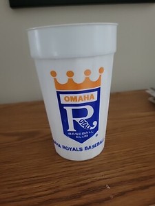 Vintage Omaha Royals Plastic Souvenir cup - Minor League Baseball