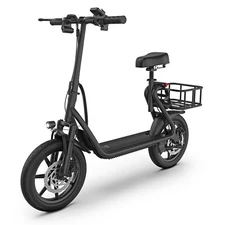 AOVOPRO 500W Electric Scooter with Seat, Max 28Miles 21MPH Commuting E Scooter
