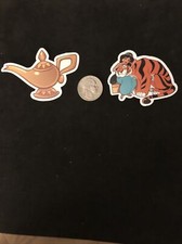 Disney Stickers - Aladdin, Jasmine lot of 2 Stickers