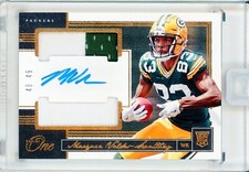 2018 Panini One MARQUEZ VALDES-SCANTLING Dual Patch AUTO RC Autograph RPA 48/49