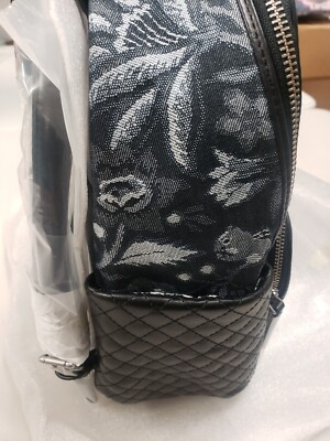 Vera Bradley Carryall Backpack Maplewood Navy NWT Black Blue 