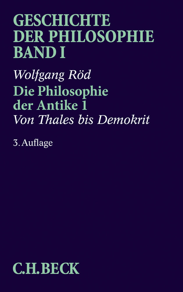 Thumbnail - Geschichte Der Philosophie Bd. 1: Die Philosophie Der Antike 1: Von