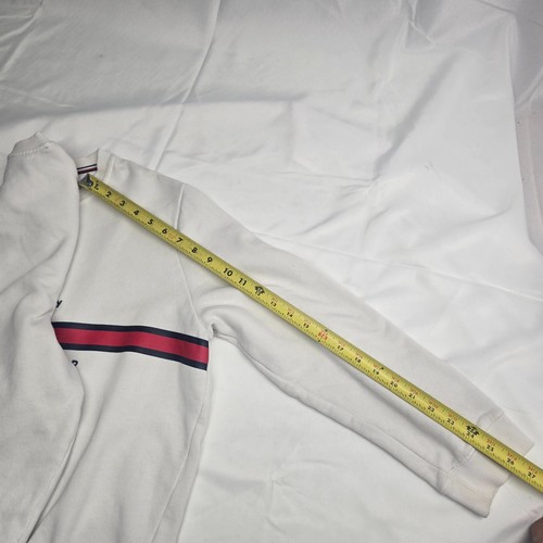 Tommy Hilfiger Tino French Terry Sweat Trainer Pullover RM87691587 White Sz XXL - Picture 13 of 21