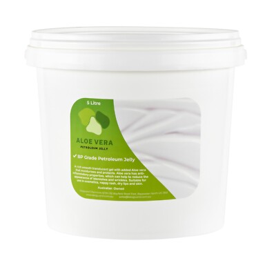 Petroleum Jelly with added Aloe vera 5 litre Dry skin remedy Healing ointment