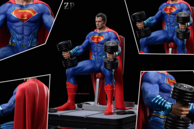 ZP Studio 1/6 Superman Henry Cavill Resin Model Statue Collection In Stock