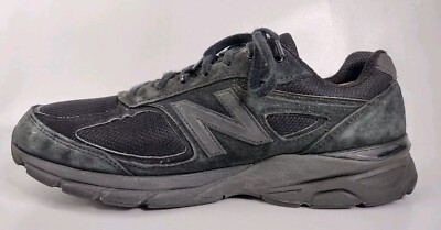 New Balance 990V4 Triple Black Made in USA Running Shoes M990BB4