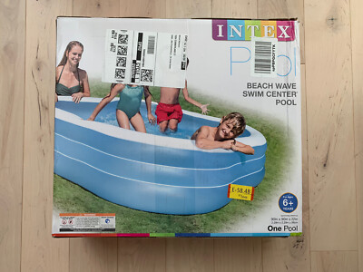 Intex Beach Wave Swim Center Pool #57495EP Brand New 90'' X 90'' X 22''