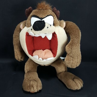Tazmanian Devil Taz Plush Stuffed Animal Looney Tunes Applause 10