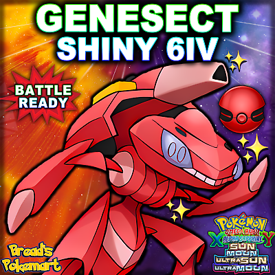 Pokemon Sword and Shield // 6IV Shiny GENESECT Event Mythical