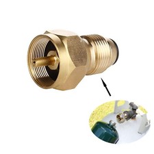 Portable Propane Refill Adapter Lp Gas Cylinder Tank Coupler Heater Connector