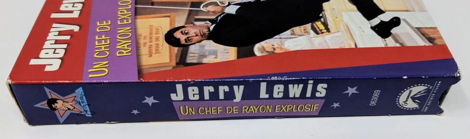Jerry Lewis - Un Chef de Rayon Explosif VHS (1963) - NTSC - French - VG (Tested) - Image 2 of 4