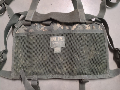 SPEC-OPS Tactical Military MOUT Chest Rig x8 Mag Harness Pouch UCP