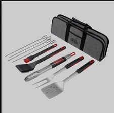Expert Grill SS BBQ Grill Tool Set 10 Pieces 