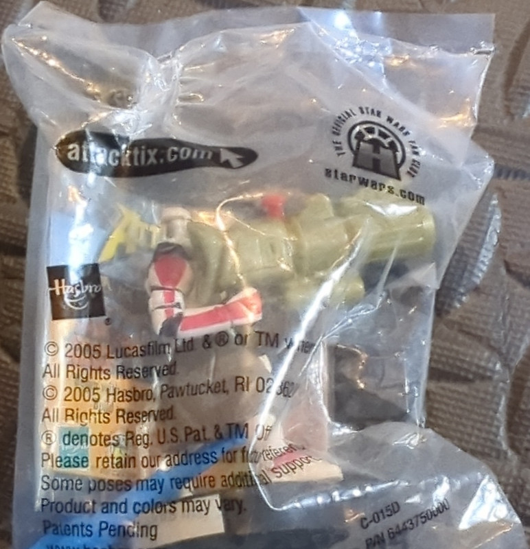 Hasbro Star Wars Attacktix Commander Bly Battle Figure Game 2005