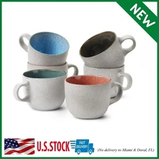 Btat Coffee Mugs Set Of 6 14 Oz Coffee Cups Ceramic Ceramic Coffee Cups Mug Sets