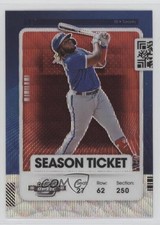 2021 Contenders Season Ticket Optic Red Wave Prizm Vladimir Guerrero Jr #17 3p5