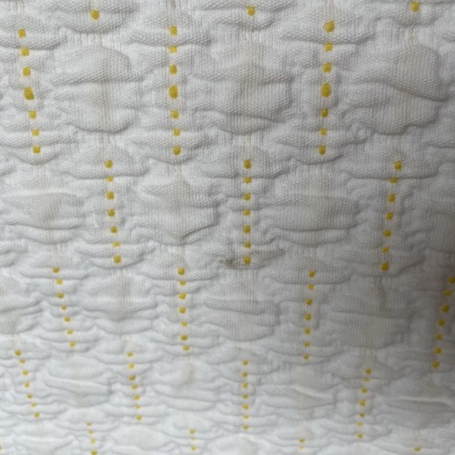 Crate and Barrel Dottie White With Jacquard Woven Dots Coverlet Full Queen - Picture 3 of 7