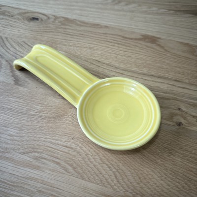 Vintage Fiestaware Spoon Rest #58 Sunflower Yellow Homer Laughlin USA FIESTA