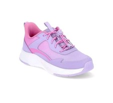  NEW Athletic Works SZ 2 Little Girls Bungee Mesh Jogger Sneakers New With Tags