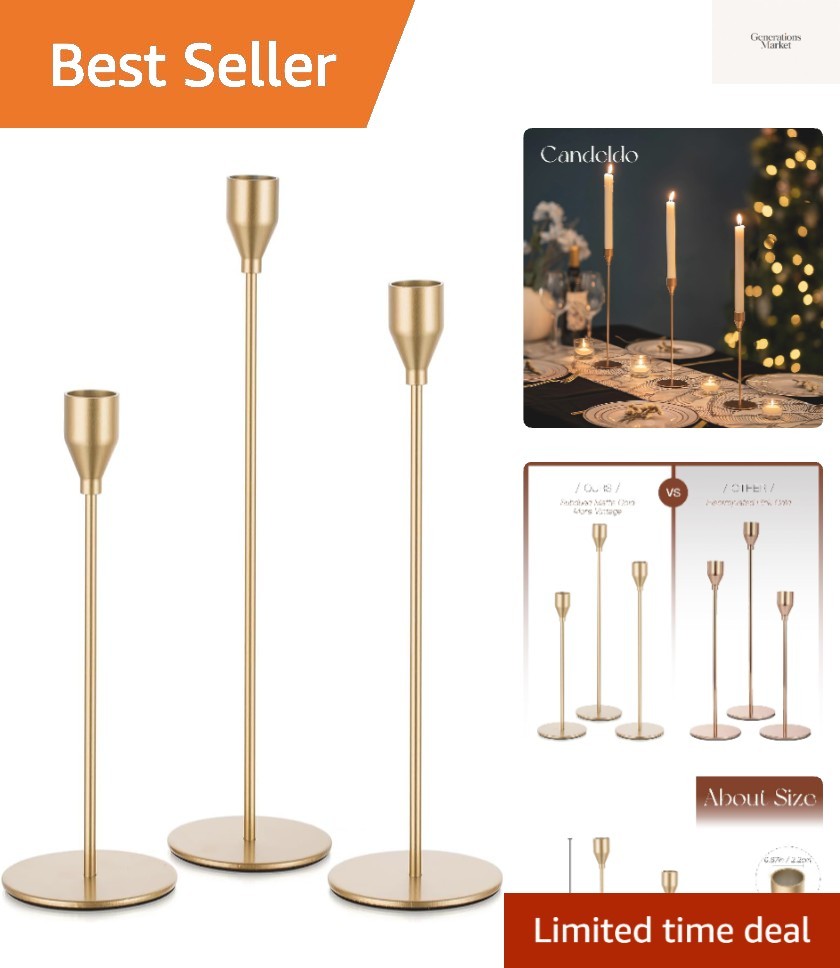 S: Tall Candlestick Holder For Table Centerpiece Set ...