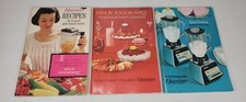 Vintage Osterizer Oster Blender Spin Cookery Recipe Book Lot