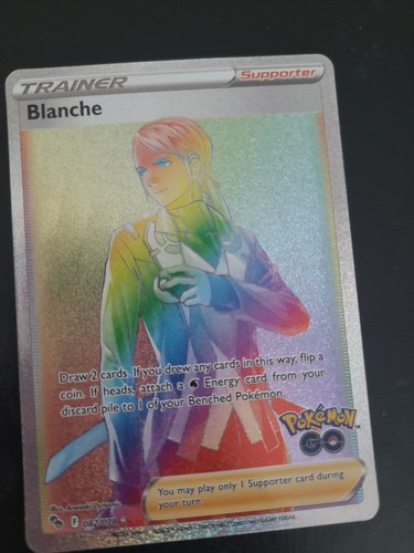 Blanche - 082/078 - Pokemon Go Sword & Shield Secret Rare Card NM
