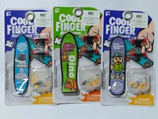 Skateboard Miniature Fingerboard Deck Kid Toy Starter Pack Kit x 3
