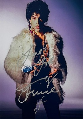 PRINCE ROGERS NELSON PURPLE RAIN AUTOGRAPH 8.5X11 SIGNED PHOTO POSTER REPRINT